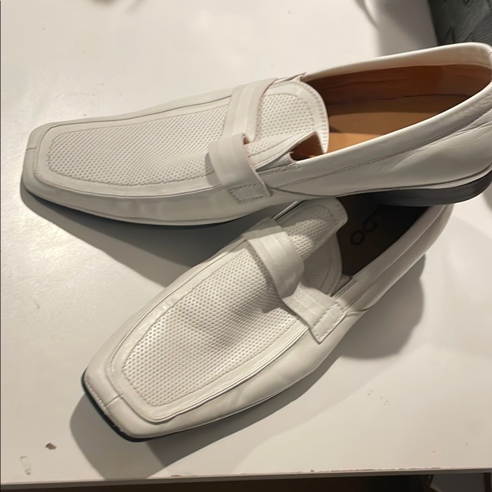Aldo Men's White Loafers‎